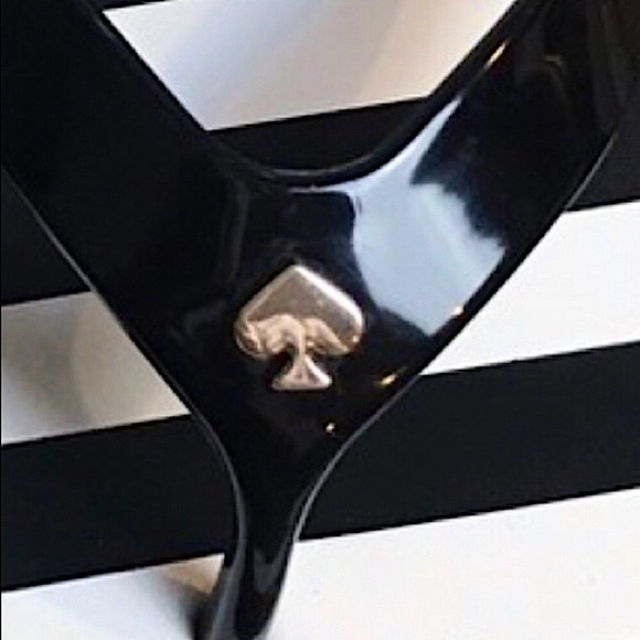 🆕🔥KATE SPADE(MILLI STLYLE)SUPER CUTE&STYLISH BLACK&WHITE♠️IN SILVERTHONG 🩴 - Picture 12 of 15